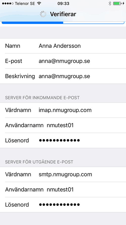 e-post för iPhone och iPad